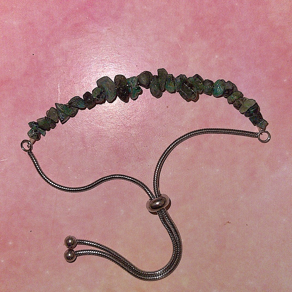 Genuine Brazilian Emerald Adjustable Bracelet